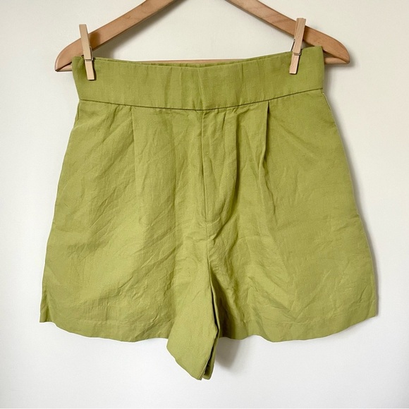 Zara Linen Cotton Blend  Shorts - Picture 3 of 8